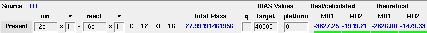 Mass Change 12C16O