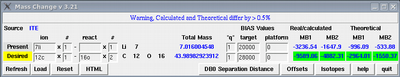 Mass Change 7Li to CO2