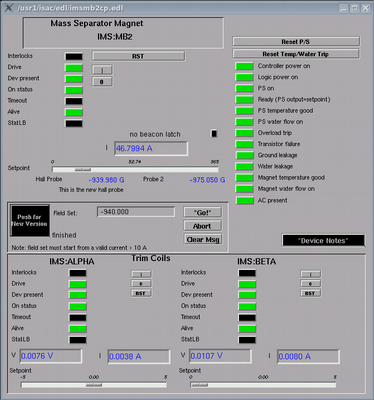 IMS:MB2 Device Panel