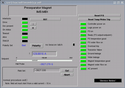 IMS:MB1 Device Panel