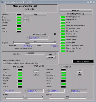 IMS:MB2 Device Panel